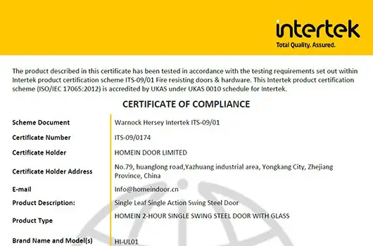 Certificate download