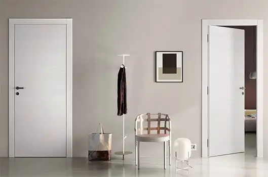 flush wood door