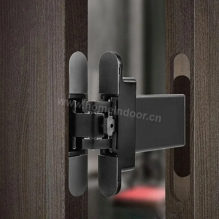 aluminum alloy 3d adjustable self-close hydraulic invisible hinge
