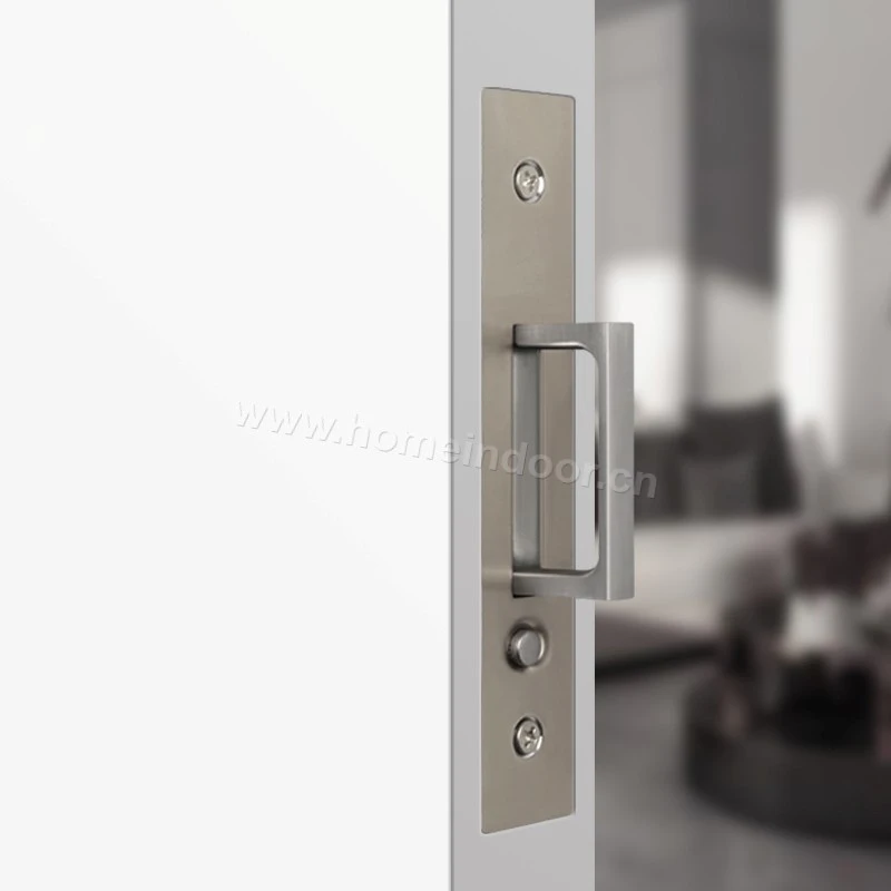 finger pull recessed handle for pocket sliding door