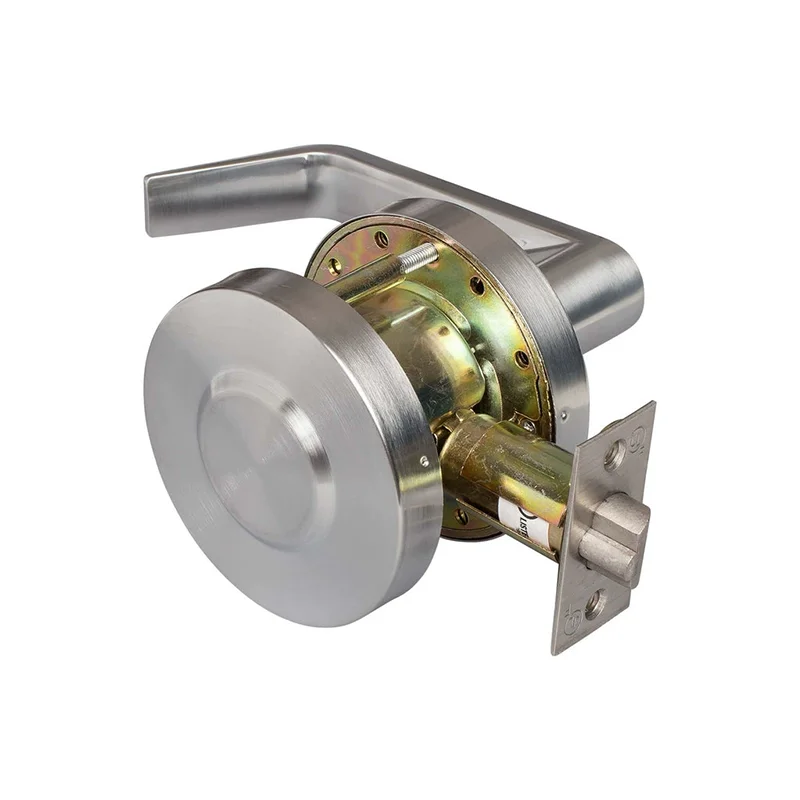 connecting door cylinderial lock with single side handle