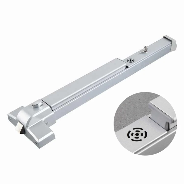 stainless steel panic push bar with alarm