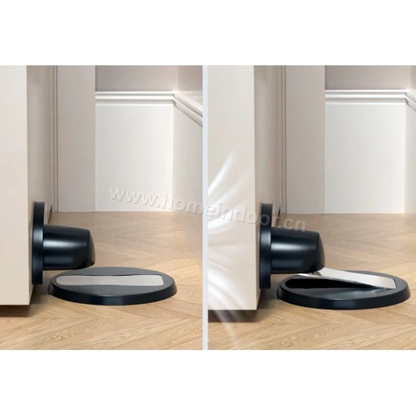 304 stainless steel floor mounted magnetic door stop