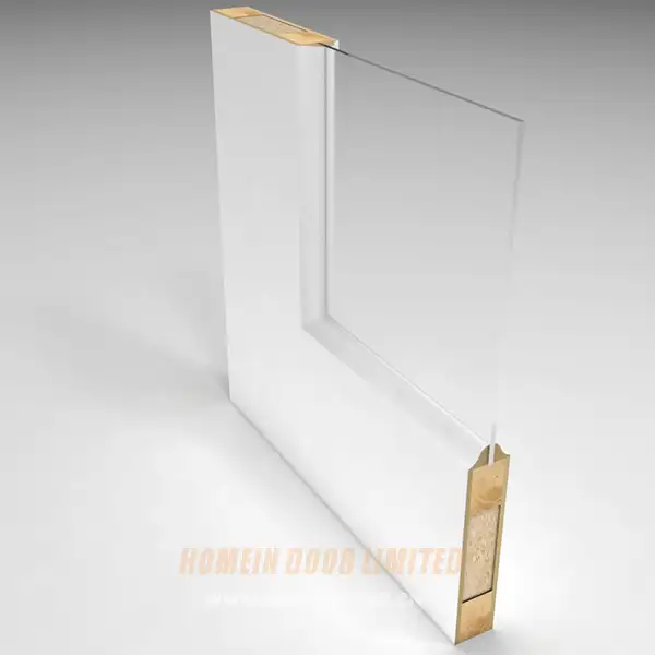 door with Glass panel construction A