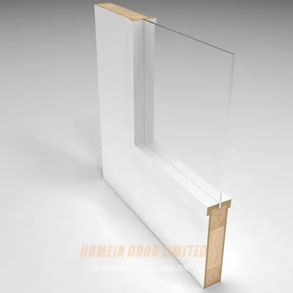 door with Glass panel construction D