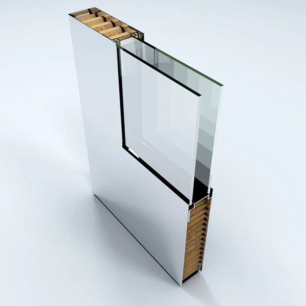 door with stainless steel sliding door construction