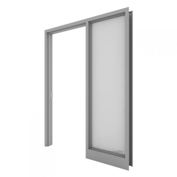 Steel frame with sidelite