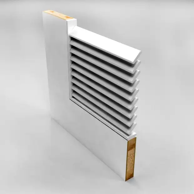 door with Louver door structure A