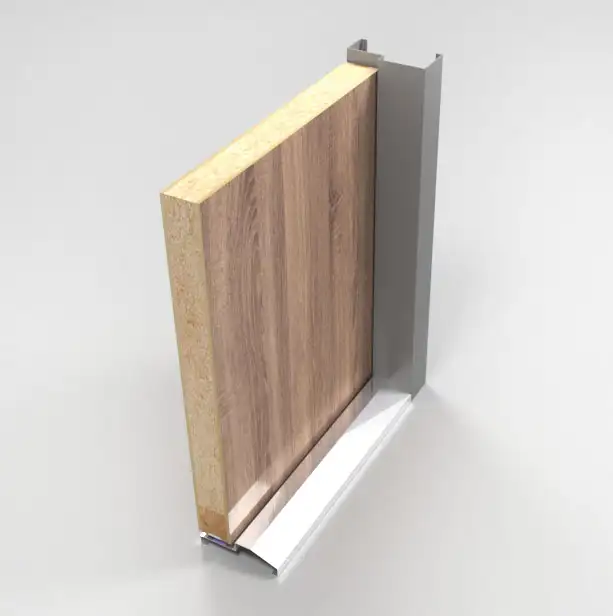 door with Solid core leaf with steel frame