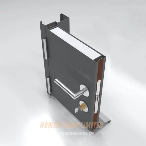 door with Fireproof mineral core steel door