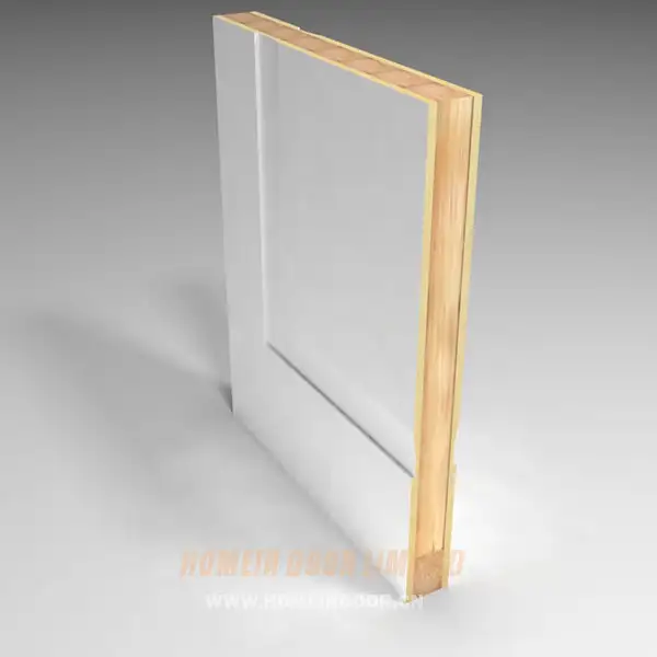 door with 100% wood core