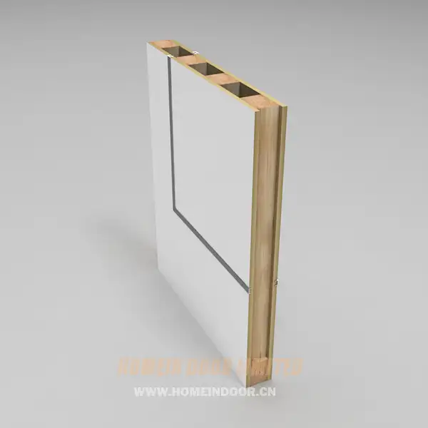 door with 50% wood core