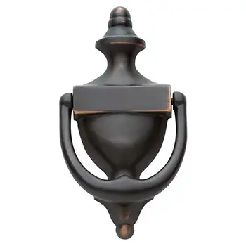 VN04 UL Brass Satin Black door Knocker