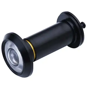 VN07 UL Brass 40 to 60mm Satin Black fire rate 20 min door viewer