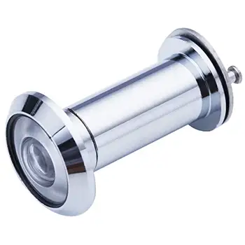 VN08 UL Brass 40 to 60mm Bright Silver fire rate 20 min door viewer