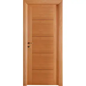 Veneer wooden interior flush 45 minute fire rated wood door