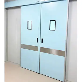 Hospital steel gas tight hermetic sliding door for operating room