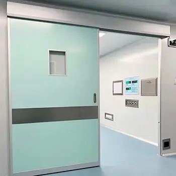 Healthcare steel hermetic automatic sliding doors for surgery room
