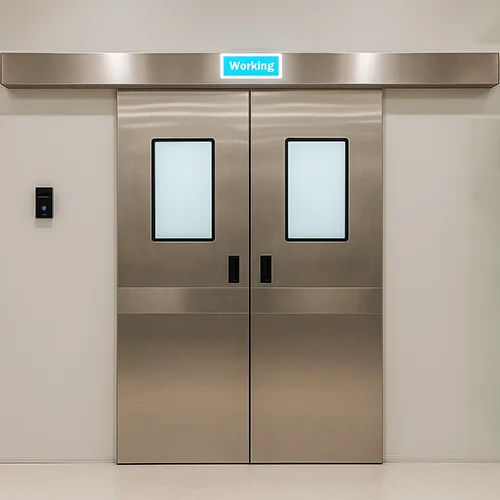 Stainless steel Airtight hospital operating room sliding door