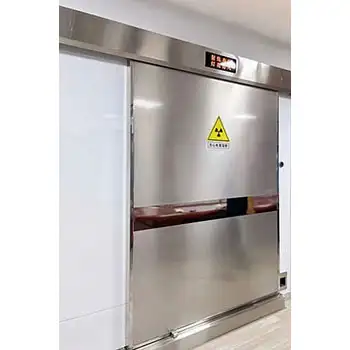 Hospital stainless steel lead lined automatic sliding doors for x-ray room