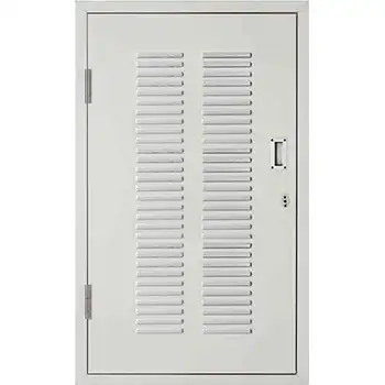 Sftd03 Commerical Pipeline Shaft Grey Fire Proof Louverd Metal Shaft Door