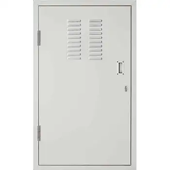 Sftd04 Commerical Electrical Shaft Grey Fire Proof Louverd Metal Shaft Door