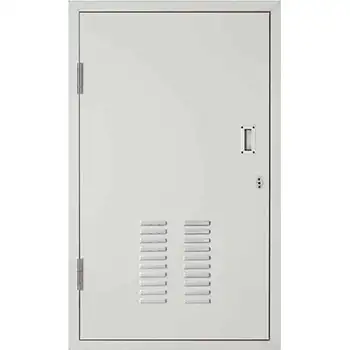 Sftd05 Commerical Electrical Shaft Grey Fire Proof Louverd Metal Shaft Door