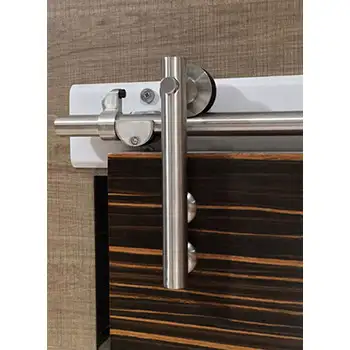 SLS12 CE SUS306 Stainless steel Satin Silver roller sliding sytem for barn door