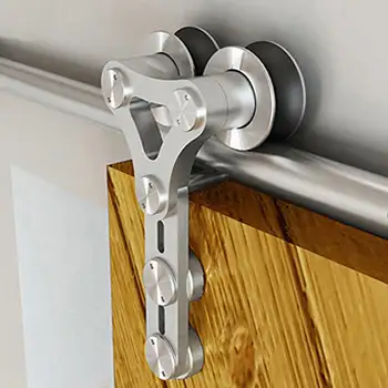 304 stainless steel barn door hardware kit