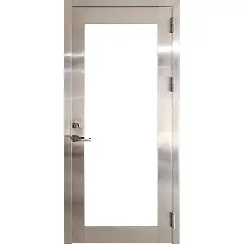 Commerical exterior full glass stainless steel door