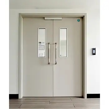 Automatic smart steel access control surgery door with vison panel
