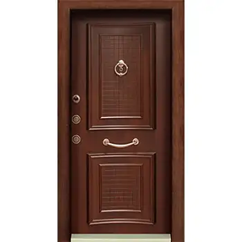 High end 2 panel turkish armoured entrance door