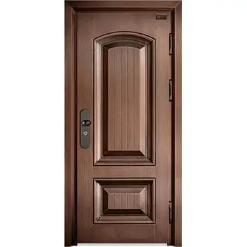 CPD24 house exterior entry 2 panel security copper door