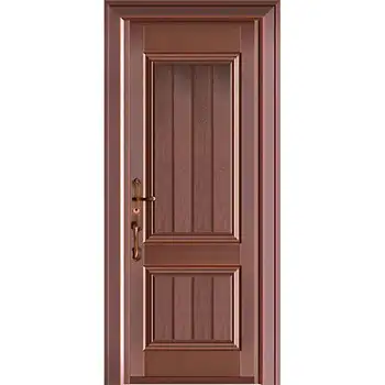 CPD35 Residential external entrance 2 panel security copper door