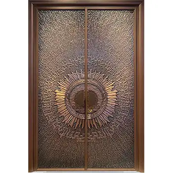 ACD12 villas external main entrance classic armored security aluminum-casting door