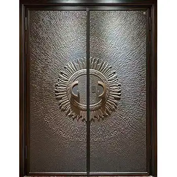 ACD16 villas external main entrance classic armored security aluminum-casting door