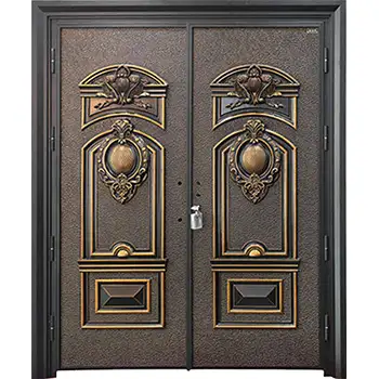 ACD18 villas external main entrance classic armored security aluminum-casting door