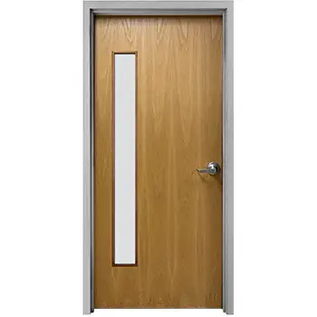 <font color='brown'>Commerical Interior flush office commercial wood door glass inserts</font>