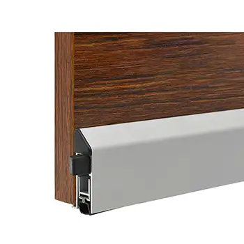 easy-install aluminum door bottom surface mount drop seal