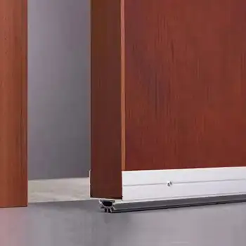 DS17 Aluminum alloy anodised Silver door sweep