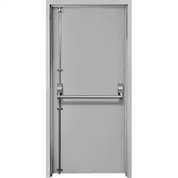 commerical emergency UL listed 2 hour metal fire resistant exit door with push bar