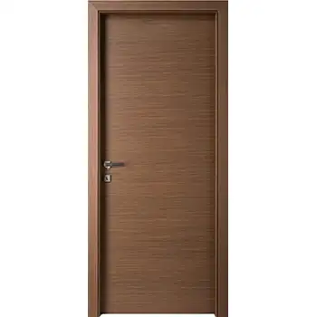 Scratch-resistant HPL laminated flush interior wood door