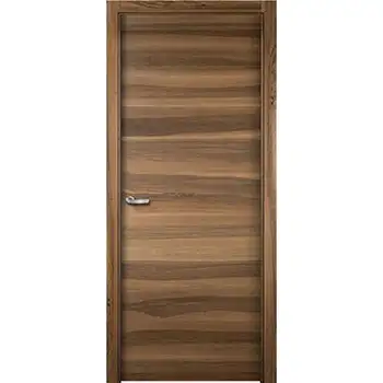 Interior room solid core walnut veneer MDF wood flush door