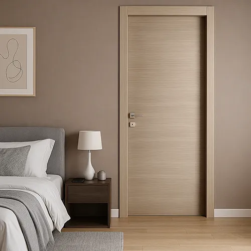 modern rift veneer flush wood laminate interior door