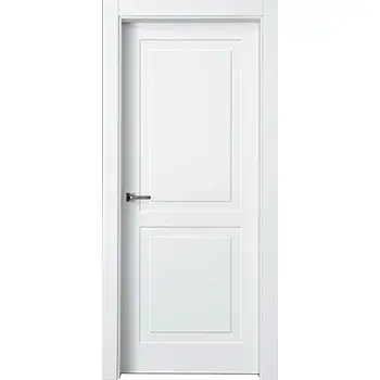 RPD35 Residential Interior room white painted 2 panel MDF hollow core door