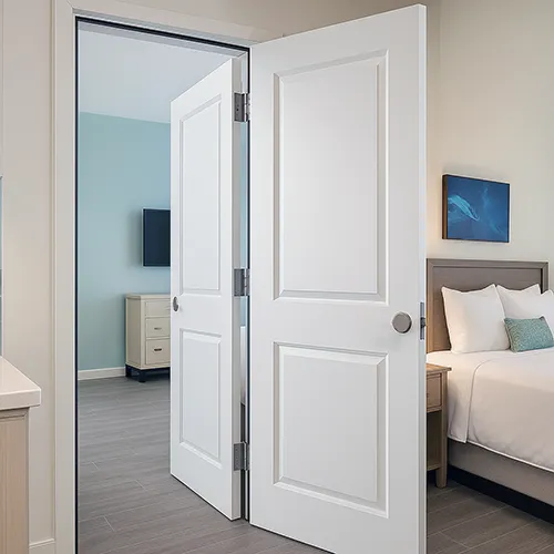 UL fire rated wood communicating hotel door