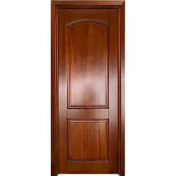 Bedroom two rised panel solid wood mahogany interior door