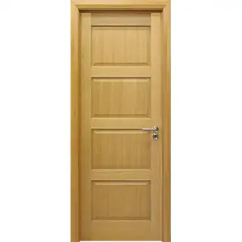Internal bedroom solid 4 raised panel pine wood door