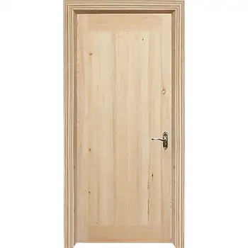 Flush solid wood bedroom douglas fir interior door