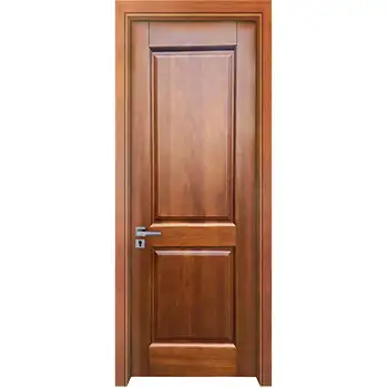 2 panel stile and rail walnut solid wood interior door